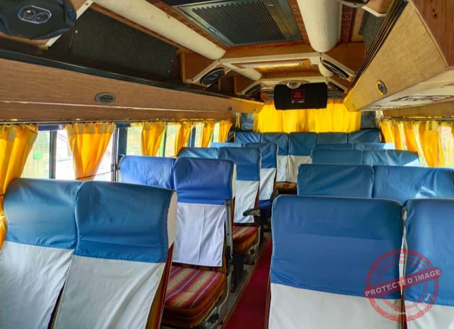 Luxury Bus for yogi travels in Bangalore