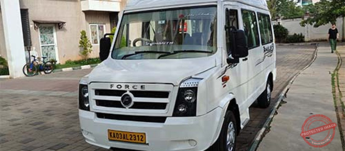 Luxury Tempo Traveller 9/10 Seater on Rent in Bangalore