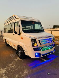 12-seater tempo traveller rental in Bangalore