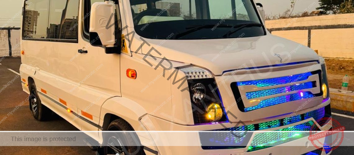 12-seater tempo traveller rental in Bangalore