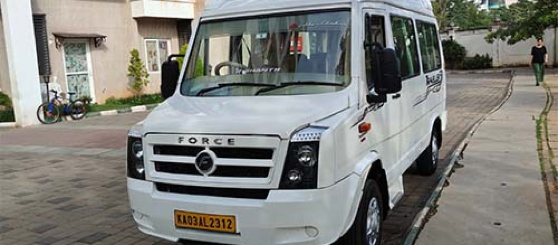 Luxury Tempo Traveller 9/10 Seater on Rent in Bangalore